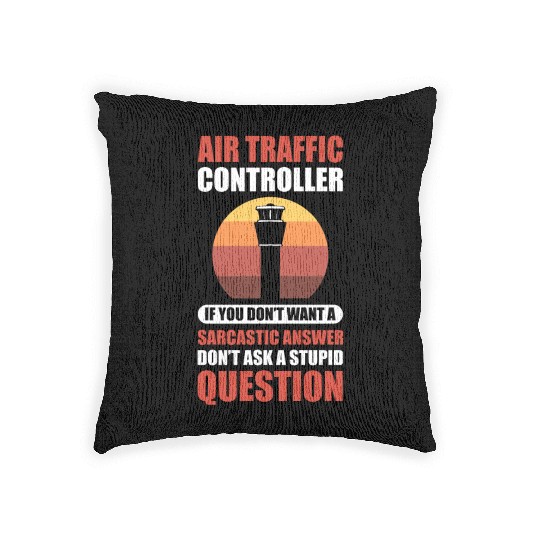 Aviation Air Traffic Pilots Air Traffic Woven Pillows