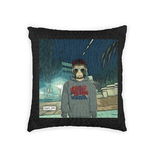 Gangsta Gorilla-Primate Jonez Gorilla Wear Woven Pillows