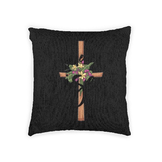He Is Risen Matthew 28:6 Christian Jesus Is Risen Woven Pillows