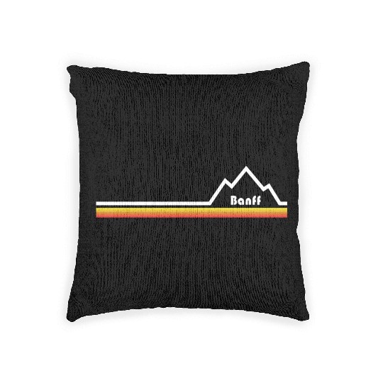 Banff National Park Alberta Canada Woven Pillows