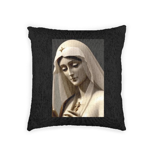 Virgin Mary Woven Pillows