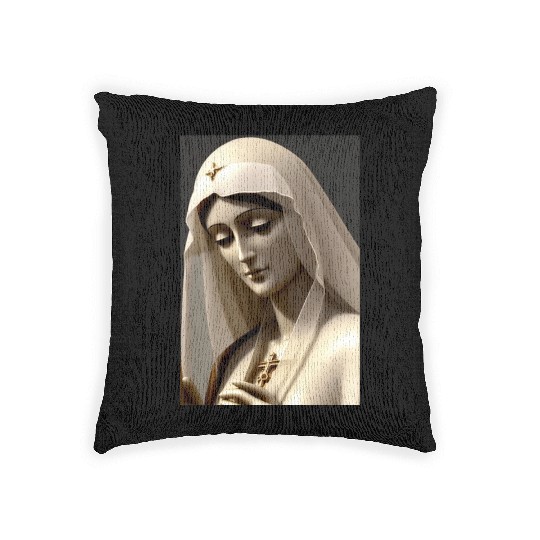 Virgin Mary Woven Pillows