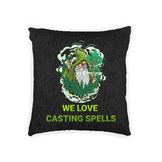 We Love Casting Spells Shadow Wizard Money Gang Woven Pillows