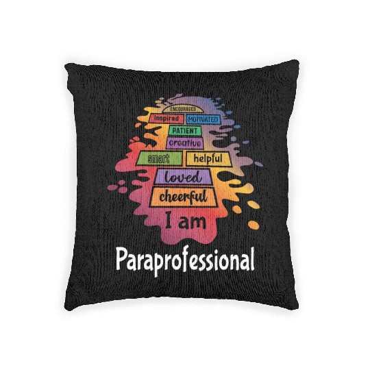 Paraprofessional Teacher Assistant Aide Woven Pillows