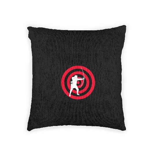 Archery Targets Archer Bullseye Shooting Sport Woven Pillows