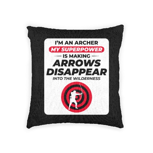 Archery Targets Archer Bullseye Shooting Sport Woven Pillows