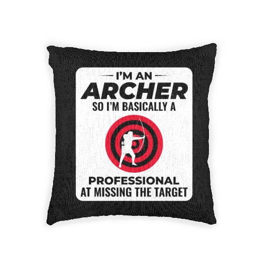 Archery Targets Archer Bullseye Shooting Sport Woven Pillows