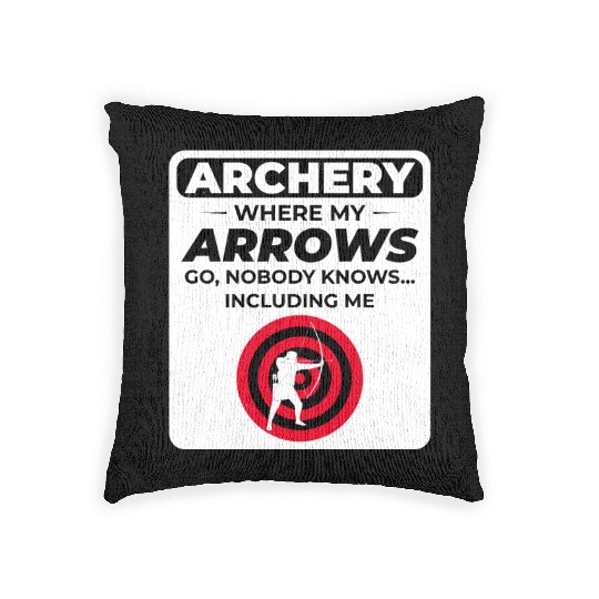 Archery Targets Archer Bullseye Shooting Sport Woven Pillows