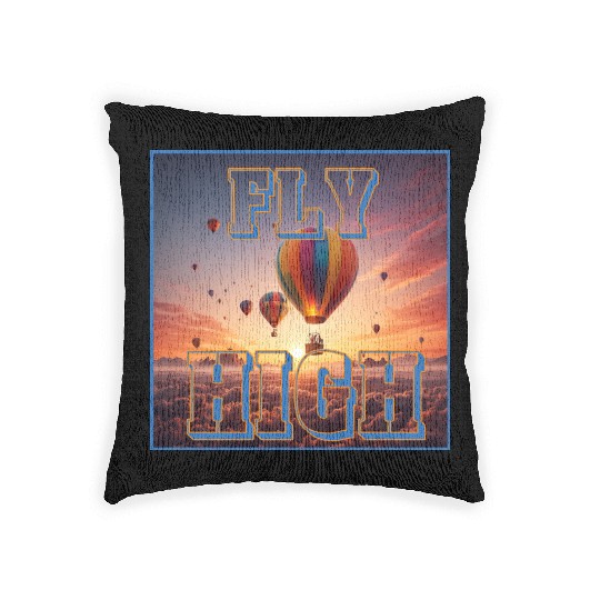 Novelty Fly High Woven Pillows