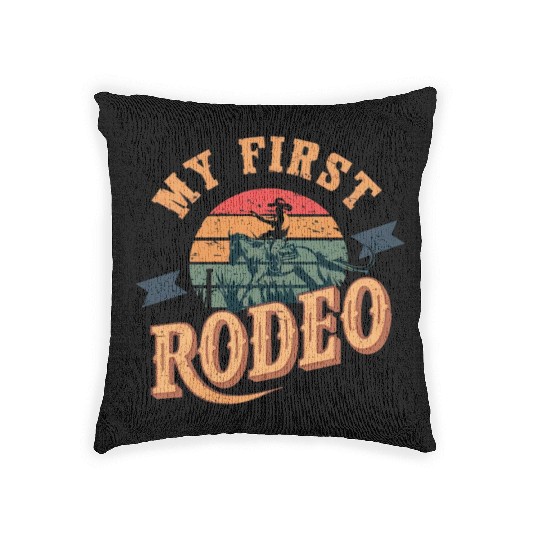My First Rodeo Woven Pillows