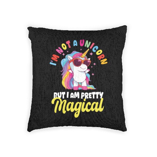 LGBTQ Rights Pride Month Unicorn Design Woven Pillows