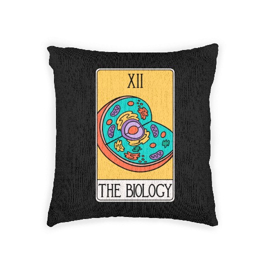 The Biology - Tarot Card Woven Pillows