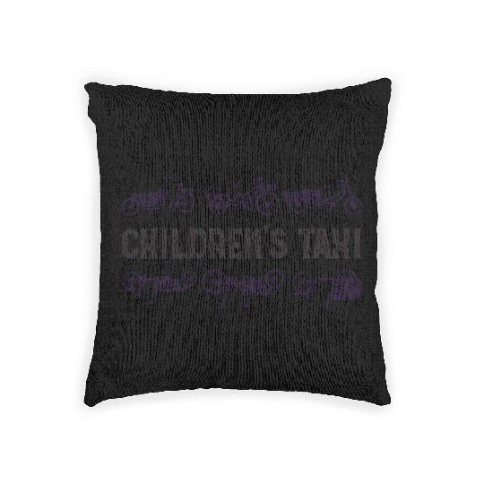 Childrens Taxi Cargo Bicycle Cargobike Woven Pillows