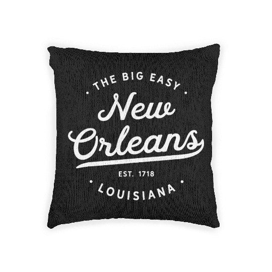 New Orleans Louisiana Big Easy NOLA Woven Pillows