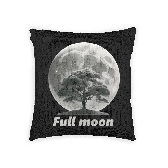 Full moon Woven Pillows