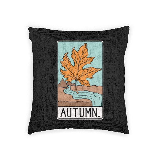 The Autumn - Tarot Card Woven Pillows