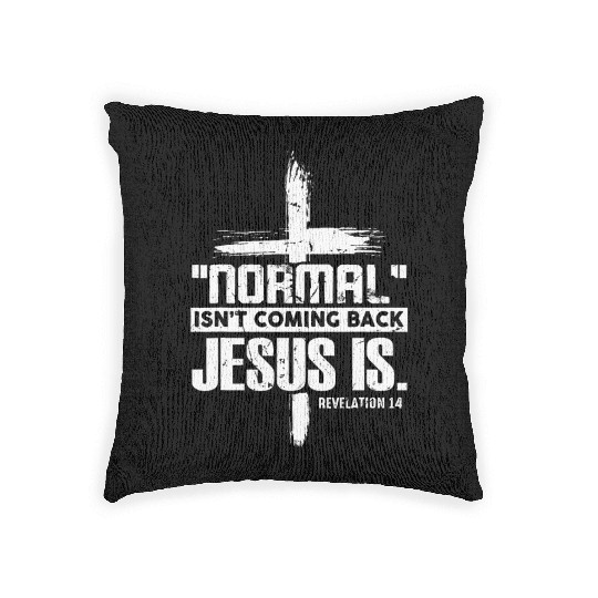 Cross Faith Normal Isn't Coming Back Woven Pillows