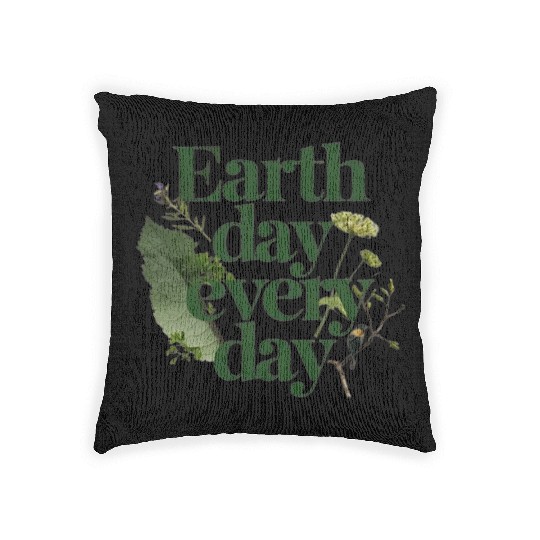 Nature's Anthem: Earth Day Every Day Woven Pillows