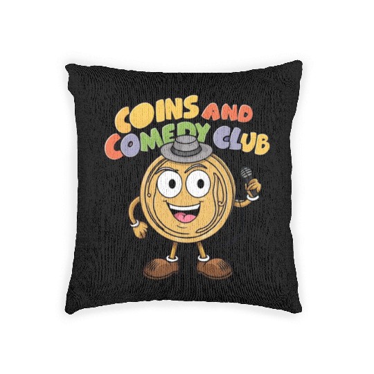 Couns and comedy club Woven Pillows