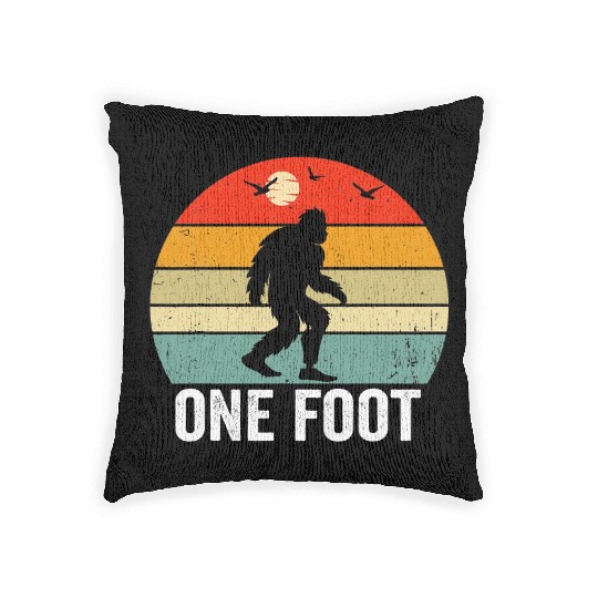 Foot Amputee Amputee Big Foot Limb Loss Woven Pillows
