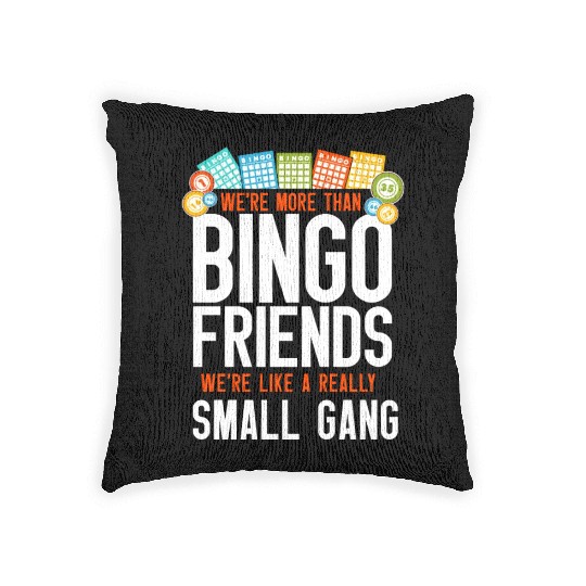Bingo Player Friends Besties Woven Pillows