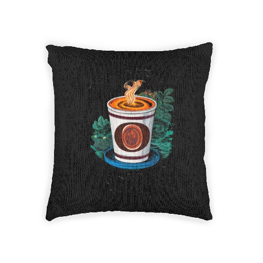 Coffee Lover Woven Pillows