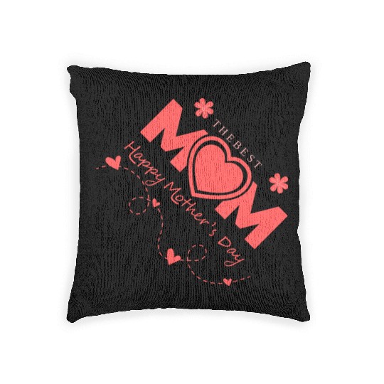 Happy Mothers Day Woven Pillows
