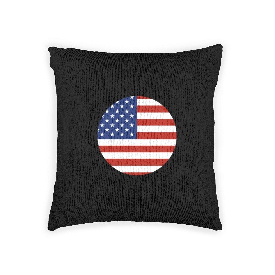 USA Made in America Woven Pillows