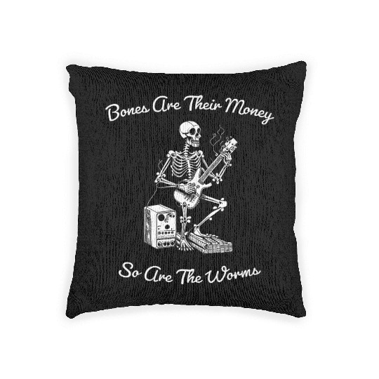 Their Bones Are Their Money I think you should Woven Pillows