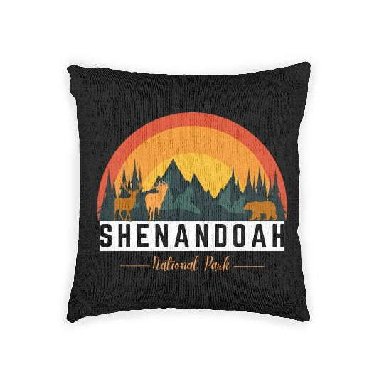 Shenandoah national park Woven Pillows