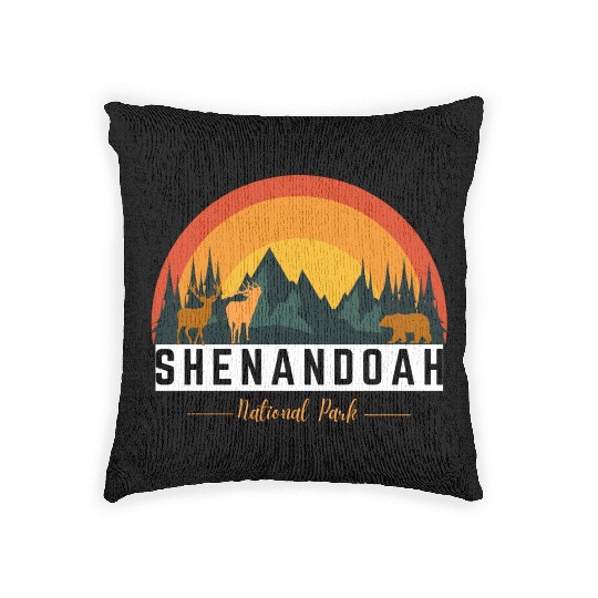 Shenandoah national park Woven Pillows