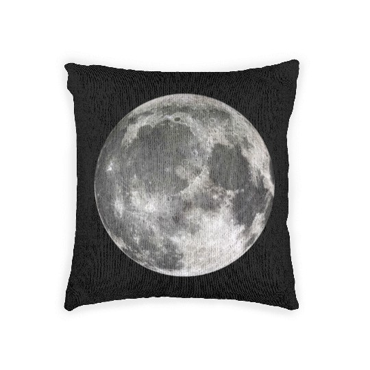Cool Full Moon - Solar Eclipse, Moon Phases Totali Woven Pillows