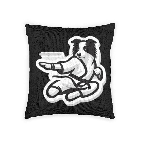 KungFu Dog I Woven Pillows