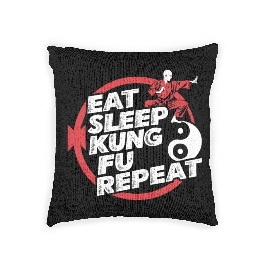 Kung Fu Chinese Kung Fu Asian Kung Fu Self defense Woven Pillows