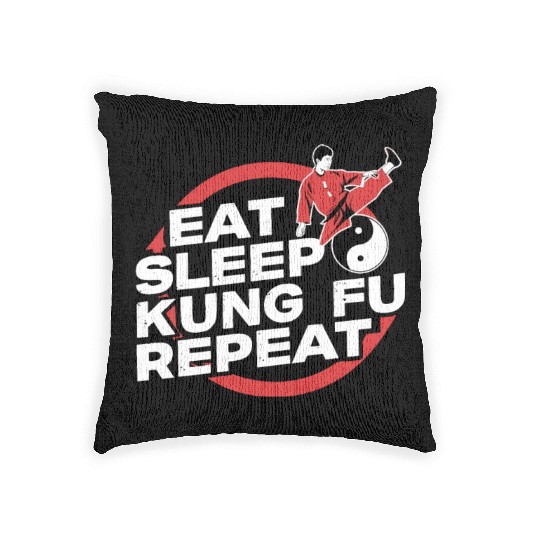Kung Fu Chinese Kung Fu Asian Kung Fu Self defense Woven Pillows
