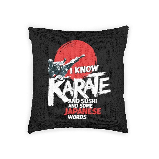 Kung Fu Chinese Kung Fu Asian Kung Fu Self defense Woven Pillows