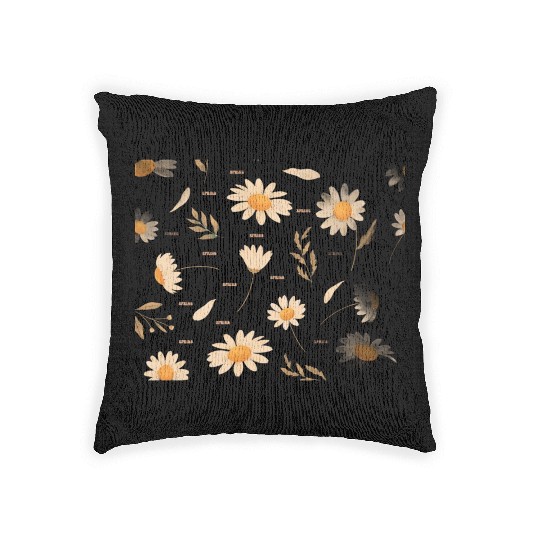 SPRING FLOWER PATTERN Woven Pillows