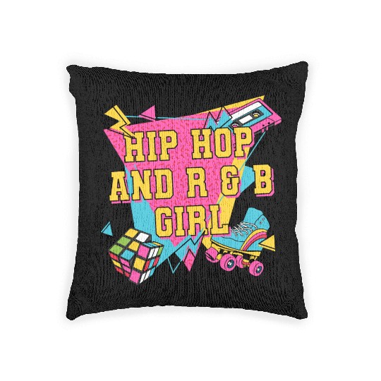 Hip Hop and R N B 1990 Cool Chill Easygoing Music Woven Pillows