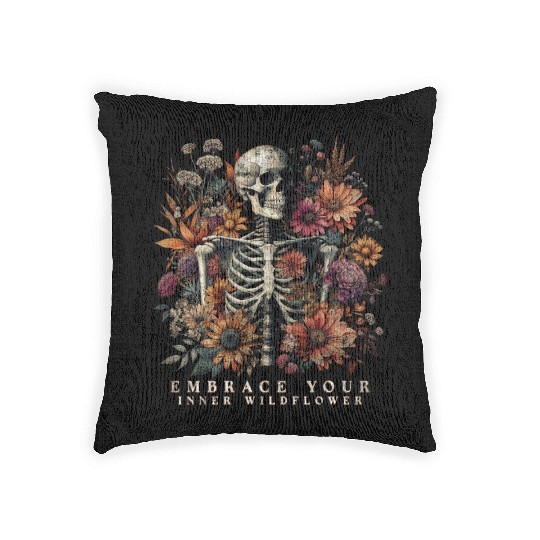 Cottagecore Embrace Your Inner Wildflower Woven Pillows
