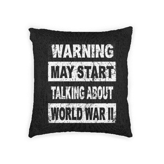 World War Two Woven Pillows WW2 Woven Pillows History Teacher