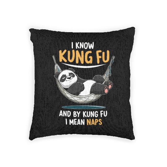 Kung Fu Chinese Kung Fu Asian Kung Fu Self defense Woven Pillows
