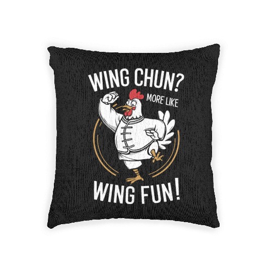 Kung Fu Chinese Kung Fu Asian Kung Fu Self defense Woven Pillows
