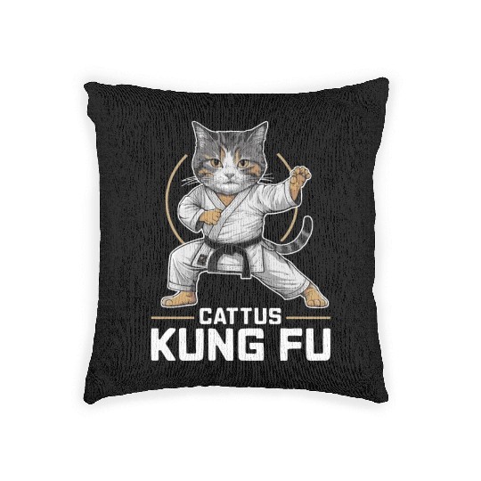 Kung Fu Chinese Kung Fu Asian Kung Fu Self defense Woven Pillows