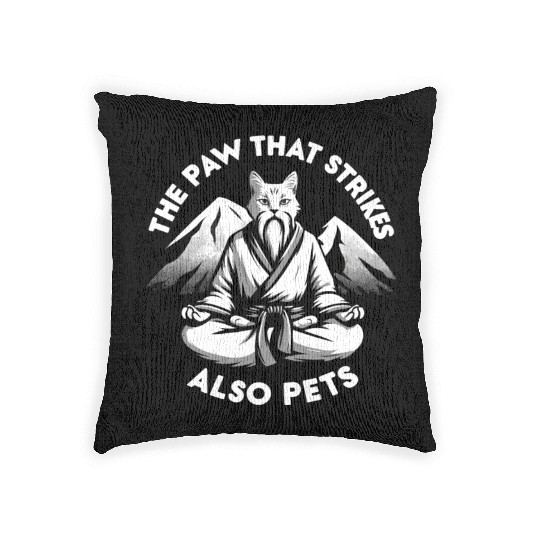 Kung Fu Chinese Kung Fu Asian Kung Fu Self defense Woven Pillows