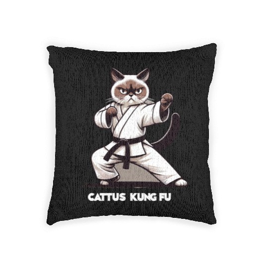 Kung Fu Chinese Kung Fu Asian Kung Fu Self defense Woven Pillows