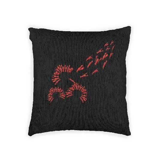 Flower Dandelion Lobsters Woven Pillows for Lobster Lover