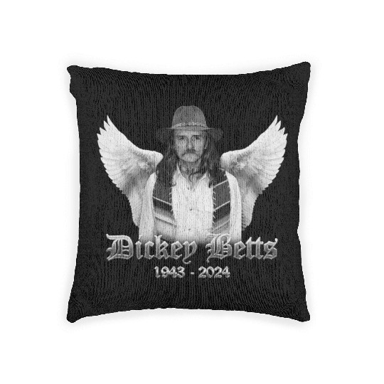 RIP Dickey Betts 1943 - 2024 Woven Pillows