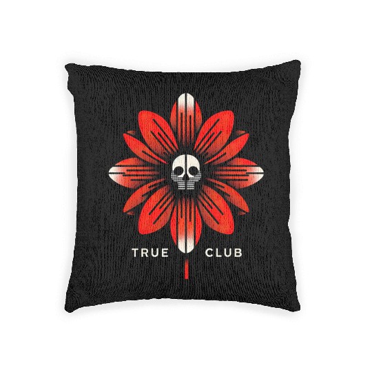 Floral Skull - Bold Urban Design Woven Pillows