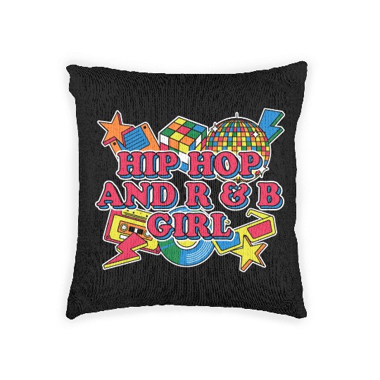 Hip Hop and R N B 1990 Cool Chill Easygoing Music Woven Pillows