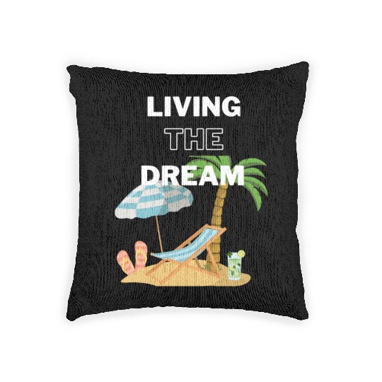 Living the Dream Woven Pillows